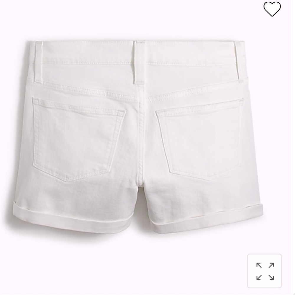 J.Crew Classic Denim Shorts Chalk White - Picture 4 of 6